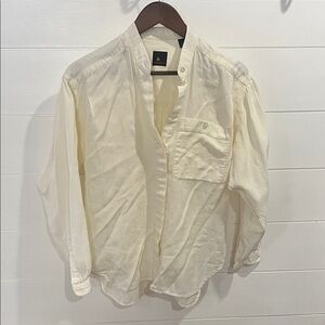 Women's Cream Shirt Jacket
